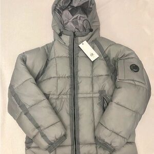 C.P. Company Silver Puffer Jacket